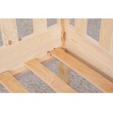 MID.YOU Raztegljiva Postelja Duo, 90x200, Bor, Masivno | Shoptok.si