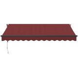 Tenda na automatsko uvlačenje s LED svjetlima bordo 350x250 cm | Eponuda.com