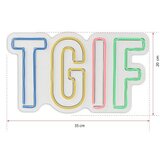 WALLXPERT Dekorativna plastična LED rasveta TGIF Multicolor | ePonuda.com