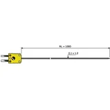 Tipalo za zrak B+B Thermo-Technik TE tipalo 1xK NL 1000 -50 do +400 °C K, (20634606)