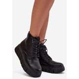 VINCEZA Leather Insulated Women's Boots on Platform | shoptok.hr