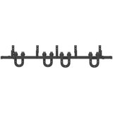 vidaXL Komplet opreme za drsna vrata 183 cm jeklo črne barve | Shoptok.si