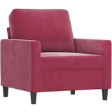  3-dijelni set sofa s jastucima crvena boja vina baršunasti | shoptok.hr