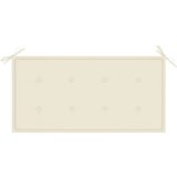 Klop s krem blazino 112 cm trdna tikovina | Shoptok.si