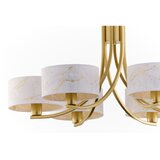 Jupiter 2098 - Luster na lancu ARTHUR 6xE27/15W/230V bela/zlatna/dekor mermera | Eponuda.com