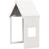  Visoki krevet s krovom bijeli 90 x 190 cm od masivne borovine | shoptok.hr