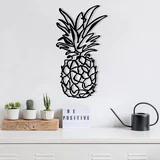 Zidna dekoracija Ananas-M120, 33x60 cm, 1,2 mm, Crna