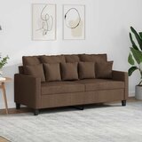  Dvosjed od tkanine smeđi 140 cm | shoptok.hr