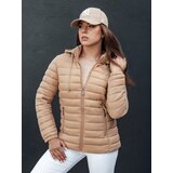 DStreet Kurtka damska przejściowa FEMMODA ciemnobeżowa | Shoptok.si