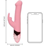 Chrystalino by Shots Rabbit vibrator Pink Arabesque | ePonuda.com