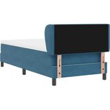  s opruga kutije Tamno plava 90 x 190 cm Baršun | shoptok.hr