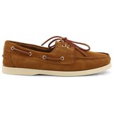 Duca di Morrone Mokasini & Jadralni čevlji Santiago - Suede Light Brown Kostanjeva Cene
