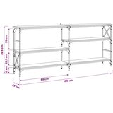  Konzolna stolica metal PB - Hrast artisan 180 cm | shoptok.hr
