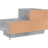  Noćni ormarić s LED svjetlima siva boja betona 70x36x40,5 cm | shoptok.hr