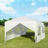  Vrtni paviljon 3x9m, šator za zabave, svadbeni šator, UV zaštitni šator - bijeli | shoptok.hr