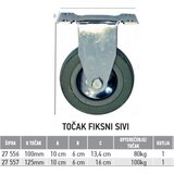 FF_Group FF tocak fiksni 100mm sivi | Eponuda.com
