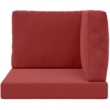  Zunanja blazina za kavč 3 pcs vinsko rdeča Poliester, (5000202517) | Shoptok.si