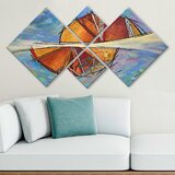 Wallity Slika 4MDF84964591, 60x115 cm, 4 dela | ePonuda.com