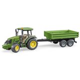 Bruder john deere traktor sa prikolicom zeleni Cene