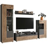 MID.YOU Dnevni Regal Freno, Barva Hrasta, Siva | Shoptok.si