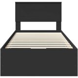  Okvir za krevet Crna 90 x 190 cm Inženjersko Drvo - Crna 90 x 190 cm | shoptok.hr