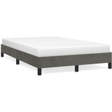  Okvir kreveta bez madraca tamnosiva 120x190 cm baršunasti | shoptok.hr