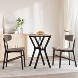  Blagovaonski stol Y-oblika 50x50x75,5 cm od borovine i čelik | shoptok.hr