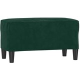  Klupa tamnozelena 70 x 35 x 41 cm baršunasta | Eponuda.com