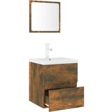  Set kupaonskog namještaja boja hrasta konstruirano drvo | shoptok.hr