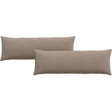  Jastučići za sofu 2 pcs Sivo-smeđa 120 x 40 cm tkanina | Eponuda.ba