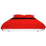  Dvostrani prošiveni prekrivač Crno-Crna 170x210 cm | shoptok.hr
