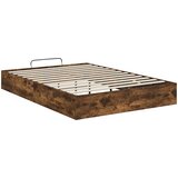  Otomanski krevet s pohranom Dimljeni Hrast 203 x 140 x 25 cm | shoptok.hr
