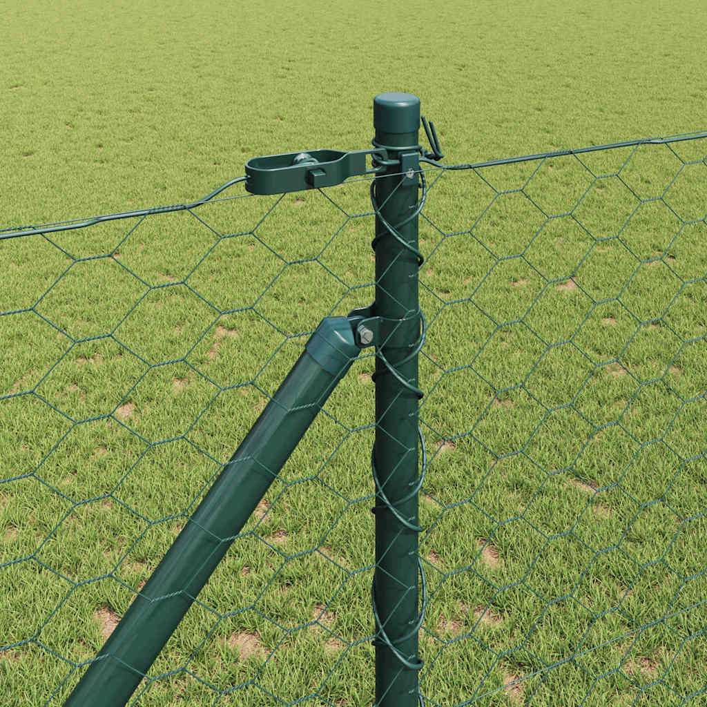  Stup za ogradu Zelena 25 x 1 2 m (mreža 50 mm) Čelik | shoptok.hr