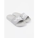 Shelvt Light gray flip-flops with inscription | shoptok.hr