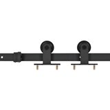 vidaXL drsna vrata z opremo esg steklo in aluminij 90x205 cm | Shoptok.si