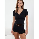 Trendyol Ženski set pidžame Thmss24Pt00097, Crni | Eponuda.com