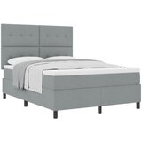  s opruga kutije Svijetlo siva 140 x 190 cm tkanina | shoptok.hr