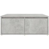 vidaXL Klubska mizica betonsko siva 80x80x31 cm iverna plošča, (20907800) | Shoptok.si