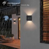  Brilagi - LED spoljašnja zidna svetiljka DOUBLERAY LINE LED/6W/230V crna IP54 | Eponuda.com