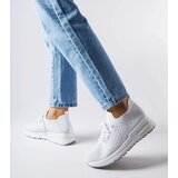 Gemre White sneakers adorned with silver thread Randolph | shoptok.hr