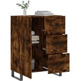  Komoda boja dimljenog hrasta 69,5x34x90 cm konstruirano drvo | Eponuda.com