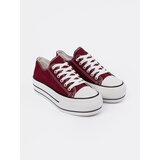 Shelvt Women's burgundy platform sneakers | Shoptok.si