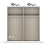 home24 OMARA S KLASIČNIMI VRATI, bela | Shoptok.si