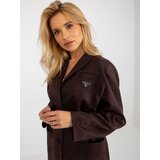 LAKERTA Coat-LK-PL-509128.19-dark brown | Shoptok.si