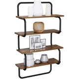  Polica sa 4 nivoa Dimljeni hrast 80 x 24 5 x 104 cm - Dimljeni hrast 80 cm 4 razine | shoptok.hr