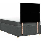 Krevet box spring s madracem tamnosivi 120 x 190 cm tkanina | shoptok.hr