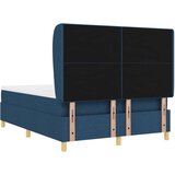  Krevet na kat s madracem - Plava 160x200 cm Tkanina | shoptok.hr