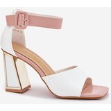 VINCEZA Lacquered Women's Sandals On Heel | Shoptok.si
