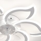 Brilagi LED prigušiva stropni ventilator sa LED osvetljenjem 34W/230V, prečnika 83 cm, beo + daljinski upravljač | Eponuda.com