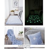 Kondela TEMPO-GLOVIS TIP 4, svetleča preproga, modra/vzorec, 120x160 cm | Shoptok.si